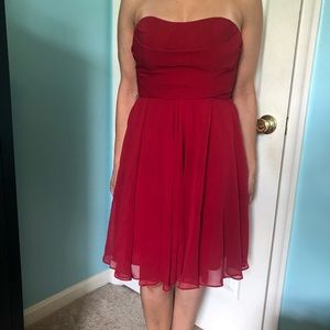 David’s Bridal Strapless Dress